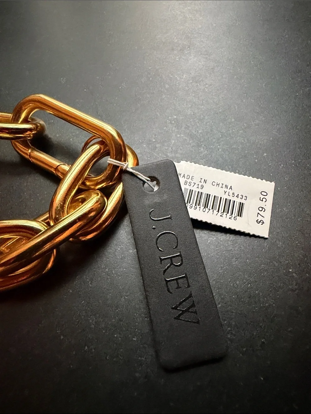 J. Crew statement oversized